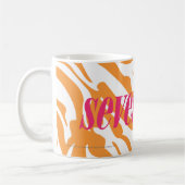 Zebra-Orange Kaffeetasse (Links)