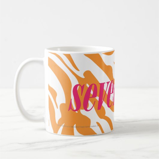 Zebra-Orange Kaffeetasse (Links)