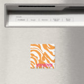 Zebra Orange Magnet (In Situ (Geschirrspüler))