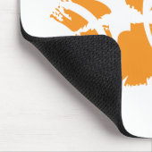 Zebra-Orange Mousepad (Ecke)