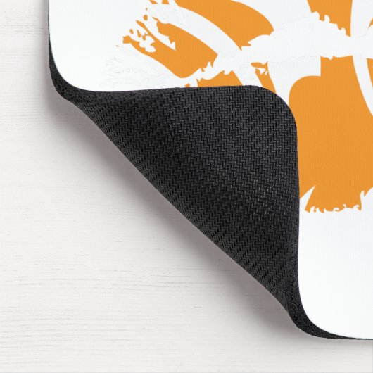 Zebra-Orange Mousepad (Ecke)