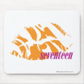 Zebra-Orange Mousepad (Vorne)