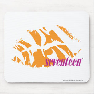 Zebra-Orange Mousepad