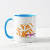 Zebra-Orange Tasse (Links)