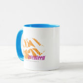 Zebra-Orange Tasse (Vorderseite Links)