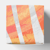 Zebra Orange und White Print Geschenkschachtel (Oben)