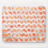 Zebra Orange und White Print Mousepad (Vorne)