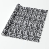 Zebra Original Art Abstrakt Animal Wildlife Geschenkpapier (Ungerollt)