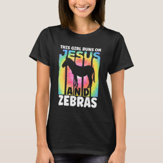 Zebra-Outfit für Zebra-Liebhaber für Frauen Mädche T-Shirt