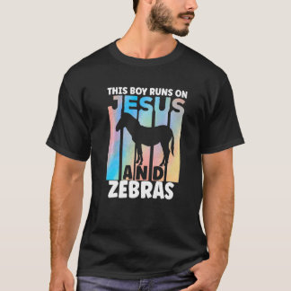 Zebra-Outfit für Zebra-Liebhaber für Jungen Premiu T-Shirt