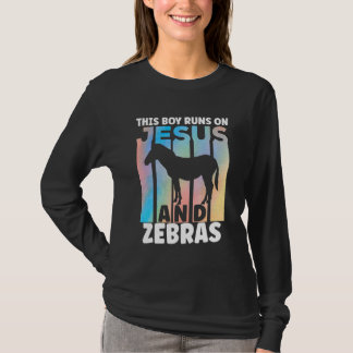 Zebra-Outfit für Zebra-Liebhaber für Jungen T-Shirt