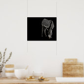 Zebra P4435 Print Poster (Küche)