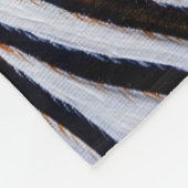 Zebra Painting Fleecedecke (Ecke)