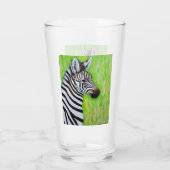 Zebra Painting Glas (Rückseite)