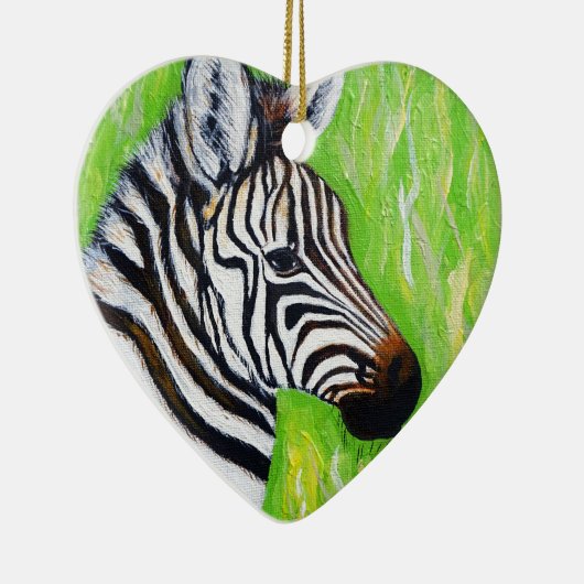 Zebra Painting Keramikornament (Rechts)