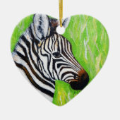 Zebra Painting Keramikornament (Vorne)
