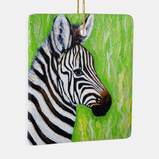 Zebra Painting Keramikornament (Rechts)