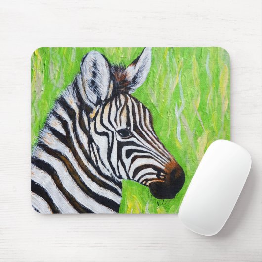 Zebra Painting Mousepad (Mit Mouse)