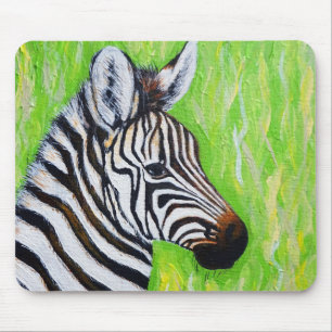 Zebra Painting Mousepad
