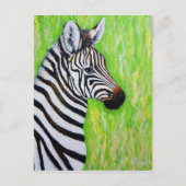 Zebra Painting Postkarte (Vorderseite)