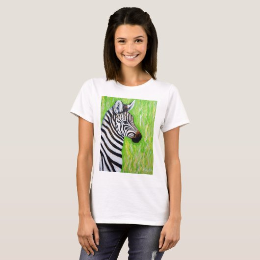 Zebra Painting T-Shirt (Vorne ganz)