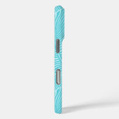 Zebra Palm Hawaiian Tropical Aqua Case-Mate iPhone Hülle (Rückseite / Rechts)