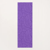 Zebra Palm Hawaiian Tropical Lila Reversible Yogamatte (Rückseite)