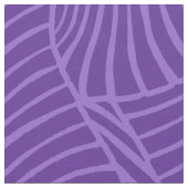 Zebra Palm Hawaiian Tropical Lila Stoff (Nahaufnahme)