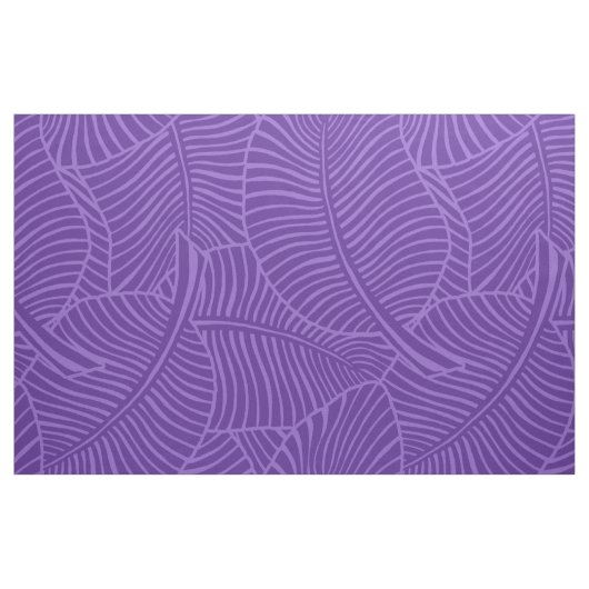 Zebra Palm Hawaiian Tropical Lila Stoff (Fat Quarter (45,7 x 55,9 cm))