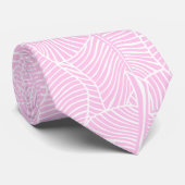 Zebra Palm Hawaiian Tropical - Pink Krawatte (Gerollt)