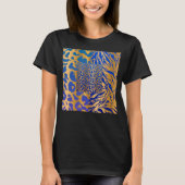 Zebra Panther Cheetah Animal Safari Print T-Shirt (Vorderseite)
