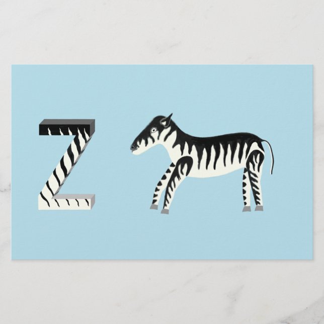 Zebra Papier (Vorderseite)
