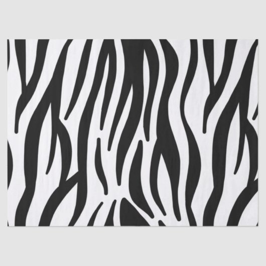 Zebra-Papier Seidenpapier (Vorderseite)