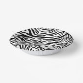 Zebra Party Paper Bowl Pappteller (Gewinkelt)