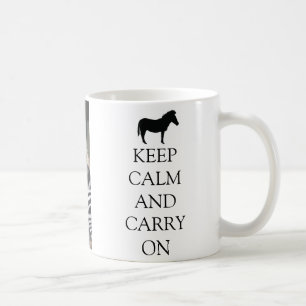 Zebra-Party - Ruhe bewahren und fortfahren Kaffeetasse