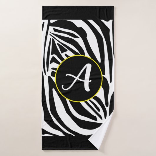 Zebra Pattern Badehandtuch (Badehandtuch)