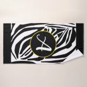 Zebra Pattern Badehandtuch (Badehandtuch)