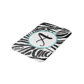 Zebra Pattern Badematte (Schrägansicht)