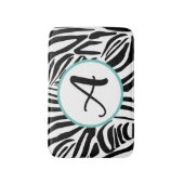 Zebra Pattern Badematte (Vorderseite Vertikal)