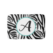 Zebra Pattern Badematte (Vorderseite)