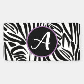 Zebra Pattern Banner (Horizontal)