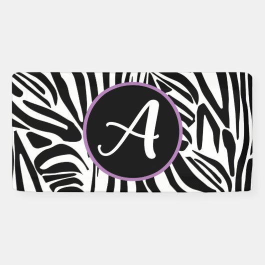 Zebra Pattern Banner (Horizontal)