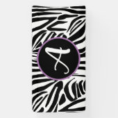 Zebra Pattern Banner (Vertikal)