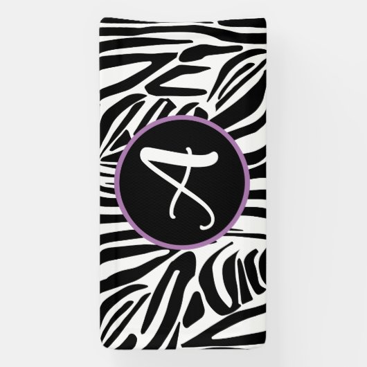 Zebra Pattern Banner (Vertikal)