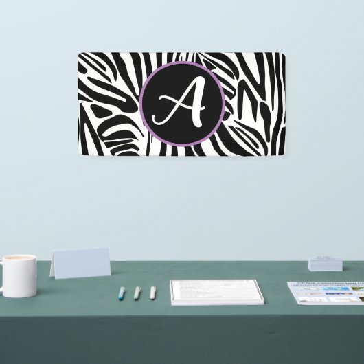 Zebra Pattern Banner (Messe)