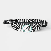 Zebra Pattern Bauchtasche (Vorderseite)