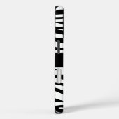 Zebra Pattern Black and White Personalized Case-Mate iPhone Hülle (Rückseite / Rechts)