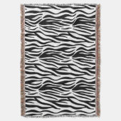 Zebra Pattern Blanket Decke (Vorderseite Vertikal)