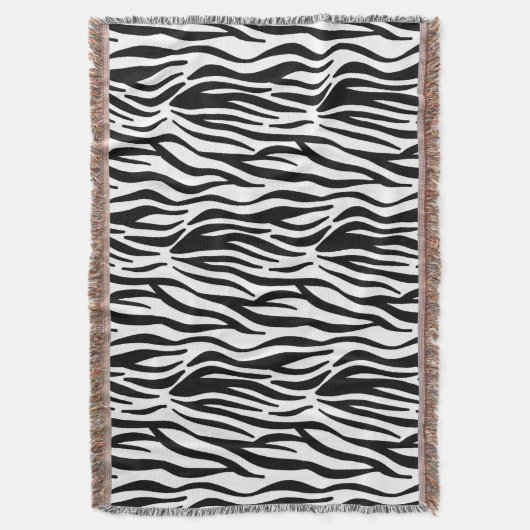 Zebra Pattern Blanket Decke (Vorderseite Vertikal)