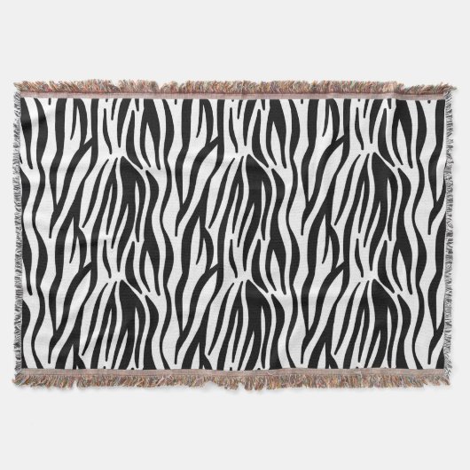 Zebra Pattern Blanket Decke (Vorderseite)